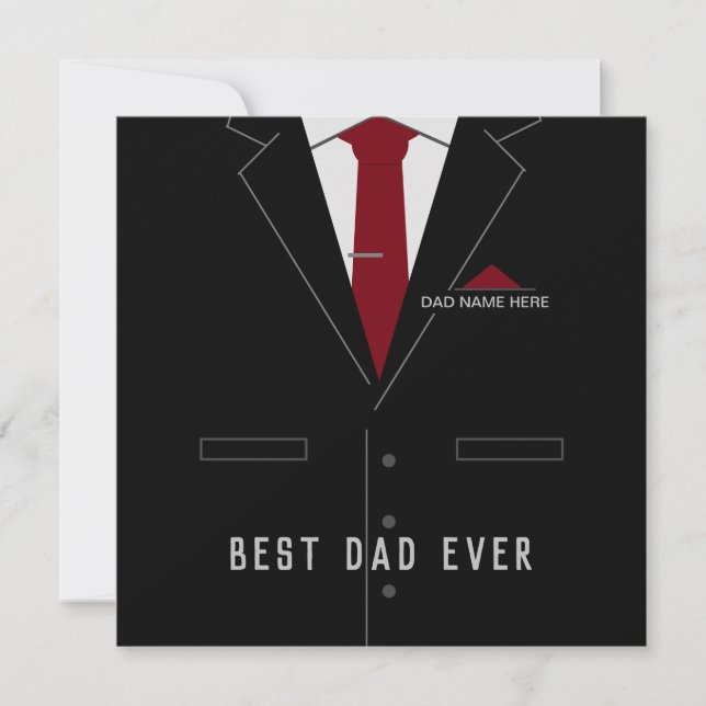 Best DAD Ever - Add Your Name /Text - Personalized (Front)