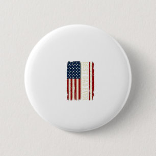 Best Dad Ever American Flag Vintage Vector Shirt_1 2 Inch Round Button