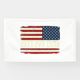 Best Dad Ever American Flag Vintage Vector Shirt_1 Banner