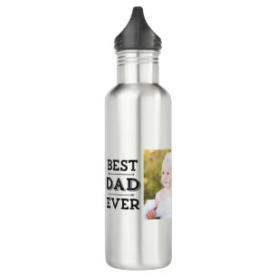 Best Dad Ever Arrows Custom Photo 710 Ml Water Bottle