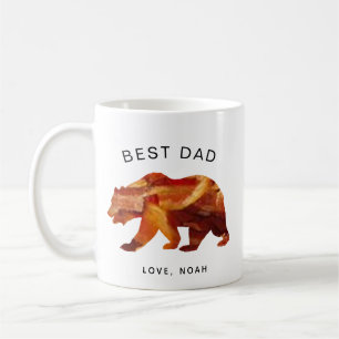 Best Dad Ever Bacon Lover Mug, Funny Father's Day Coffee Mug