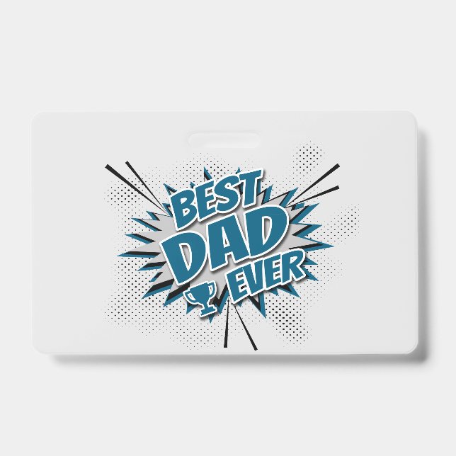 Best Dad Ever Badge (Front)