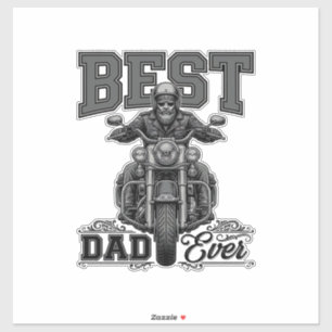 Best Dad Ever Biker Vintage Engraving T-Shirt_1