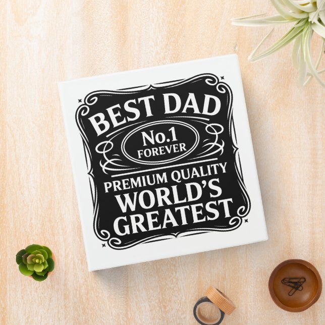 Best Dad Ever Binder (In Situ)
