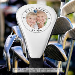 BEST DAD EVER BY PAR One Photo Golf Head Cover<br><div class="desc">Create your own personalized, custom photo golf driver head cover for the golf lover father with the suggested funny golf saying BEST DAD EVER BY PAR and one picture. CHANGES: Change the text font style, colour, size, curvature and placement, add text, a name or monogram or change the circle frame...</div>