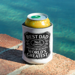Best Dad Ever Can Cooler