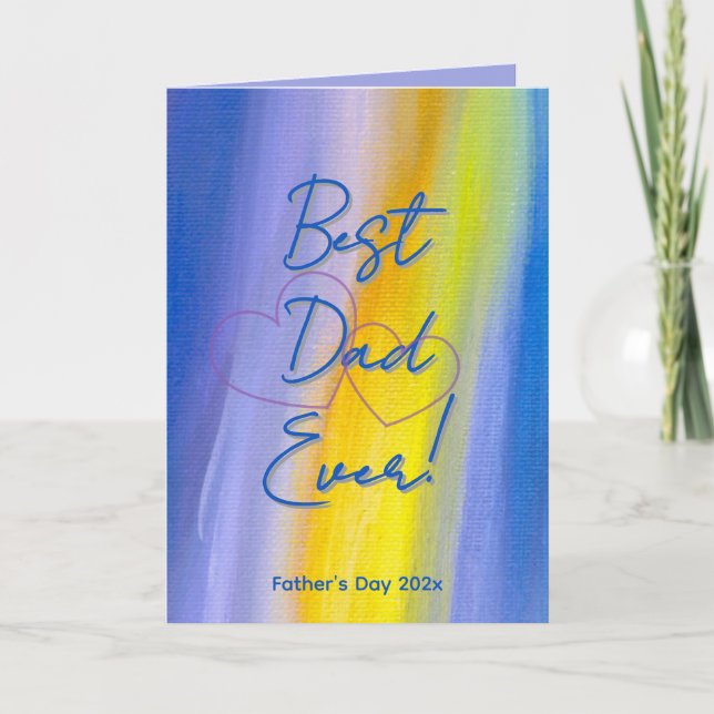 Best Dad Ever! Card (Front)