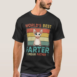 Best Dad Ever Cat Kitten Fathers Day Dad T-Shirt