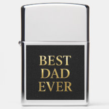 Best Dad Ever – Classic Chrome Design 