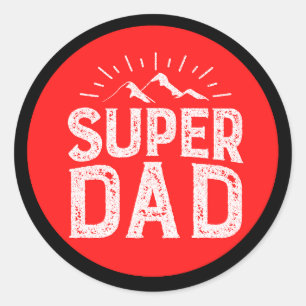 Best Dad Ever Classic Round Classic Round Sticker