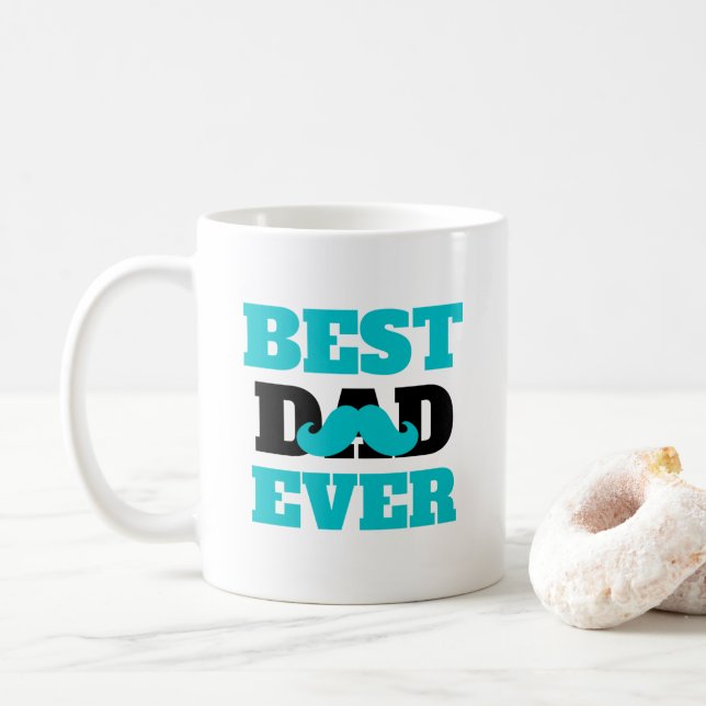 Best Dad Ever Coffee Mug (With Donut)
