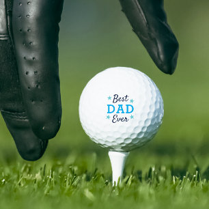 Best Dad Ever   Cool Father's Day Golf Balls