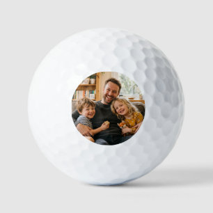 Best Dad Ever Create Your Own Photo Gift Golf Balls
