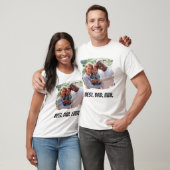 Best Dad Ever Custom Family Photo Father's Day T-Shirt (Unisex)