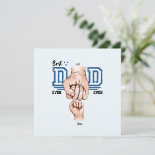 Best Dad Ever Custom Fist Bump - One Kid