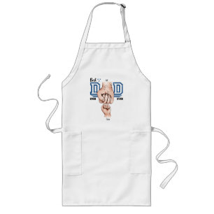 Best Dad Ever Custom Fist Bump - One Kid Long Apron