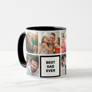 Best Dad Ever- Custom Modern Father's Day Photo Mug
