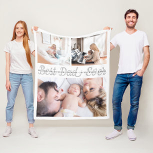 Best Dad Ever Custom Personalized Fleece Blanket