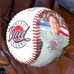 Best Dad Ever Custom Photo Baseball<br><div class="desc">Create your photo baseball for Dad! Personalized with your own text. You can further customize this design by selecting the "customize further" link if desired.</div>