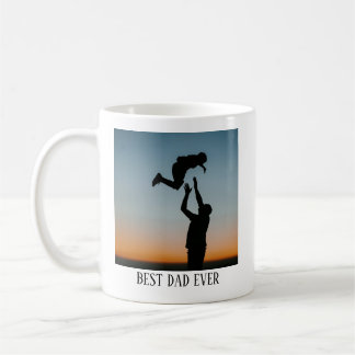 Best Dad Ever Custom Photo Coffee Mug