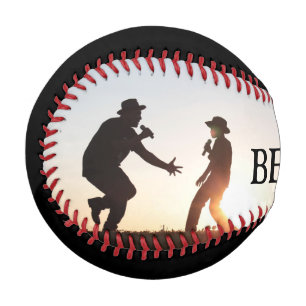 Best Dad Ever Custom Photo Father's Day  Baseball