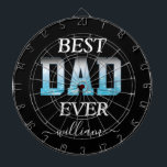 Best Dad Ever Custom Photo Father's Day  Dartboard<br><div class="desc">Best Dad Ever Custom Photo Father's Day 
This trendy,  elegant summer  Dart Board of 2024,  Customize these happy Father's Day,  DAD with your child's favourite photo and name. A great gift to all  Dart Board and a photo,  from the kids! "Best Dad Ever" Custom Photo Father's Day  Dart Board</div>