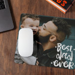 Best Dad ever Custom Photo Father's Day Gift Mouse Pad<br><div class="desc">Best Dad ever Custom Photo Father's Day Gift</div>