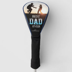 Best Dad Ever Custom Photo Father's Day Golf Head Cover