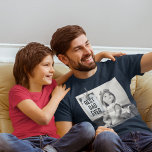 Best Dad Ever Custom Photo Father's Day Tri-Blend Shirt<br><div class="desc">Add your own photo to this t-shirt to create the perfect Father's Day gift for Dad. This graphic tee features a black and white tag graphic to accent your photo that reads BEST DAD EVER in bold black lettering.</div>