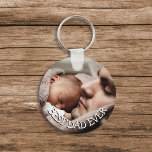 Best Dad Ever Custom Photo Keychain<br><div class="desc">Add your favourite photo of father and son or father and daughter to this personalized key chain. Great gift for Father's Day,  birthday or new dad.</div>