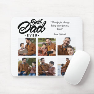 Best Dad Ever Custom Photo Mouse Pad