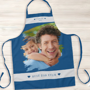 Best Dad Ever custom photo personalized Apron