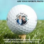 Best DAD Ever Custom Photo Personalized Callaway Golf Balls<br><div class="desc">Best Dad Ever ... Two of your favourite things , golf and your kids ! Now you can take them with you as you play 18 holes . Customize these golf balls with your child's favourite photo and name . Whether it's a father birthday, fathers day or Christmas, these dad...</div>