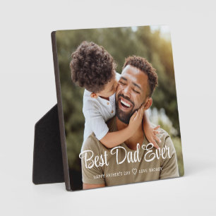 Best Dad Ever Custom Photo Plaque