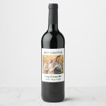 Best Dad Ever Custom Photo Wine Label<br><div class="desc">Best Dad Ever customizable photo wine label. Perfect label to attach on the gifts for your Dad on Father's day,  Birthday and Happy Holiday Season. Feel free to customize it with your favourite family photo and with your own expression.</div>