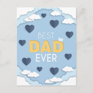 Best Dad Ever Cute Father's Day Card