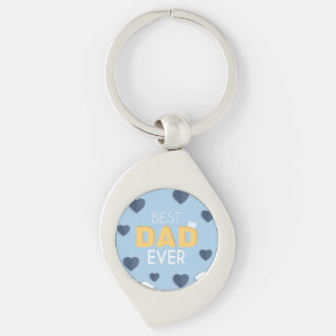 Best Dad Ever Cute Father's Day Keychain