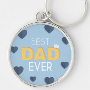Best Dad Ever Cute Father's Day  Keychain