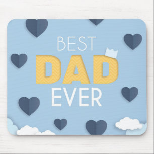 Best Dad Ever Cute Father's Day Mouse Pad