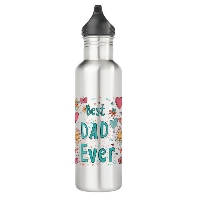 Best Dad Ever | Father Of The Year 710 Ml Water Bottle (Right)