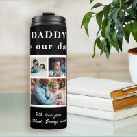 Best Dad Ever Father`s Day 5 photo collage