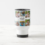 Best Dad Ever | Father’s Day 8 Photo Collage Travel Mug<br><div class="desc">Celebrate Dad in the best way—with memories! This custom Best Dad Ever mug features an 8-photo collage where you can showcase your favourite moments together. Perfect for Father’s Day, birthdays, or just because, this heartfelt personalized gift will make his morning coffee extra special. Add your own photos for a unique,...</div>