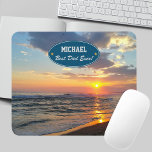 Best Dad Ever Father`s Day Custom Photo Mousepad<br><div class="desc">Add a name and easily create your personalized mousepad. You can upload your photo or edit text for other occasions. You can TRANSFER this DESIGN on other Zazzle products and adjust it to fit most of the Zazzle items. You can also click the CUSTOMIZE button to add, delete or change...</div>