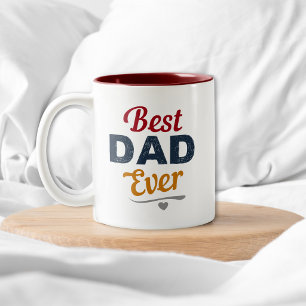 Best Dad Ever Father’s Day Gift for Dad Two-Tone Coffee Mug