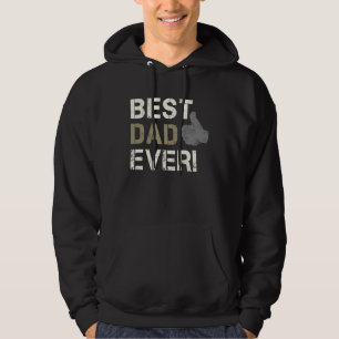 Best Dad Ever Father vintage thumb up Hoodie