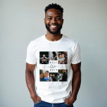 Best Dad Ever | Father's Day 6 Photo Collage Tri-Blend Shirt<br><div class="desc">Celebrate Father's Day with a gift that captures the essence of family love and cherished memories. Our Best Father Ever Photo Collage T-Shirt features a personalized 6-photo collage grid, perfect for displaying your special family photos and unforgettable moments with Dad. The design is elegantly crafted with "Best Dad Ever" in...</div>