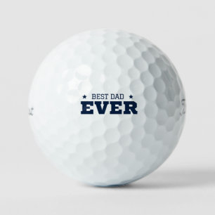 'Best Dad Ever' - Father's Day, Birthday Gift Golf Balls