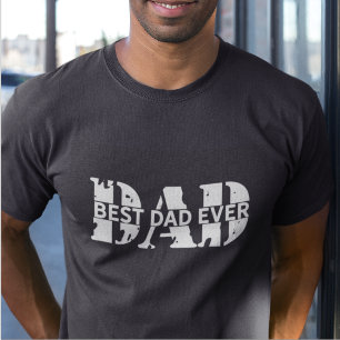 Best Dad Ever Father's Day CHARCOAL MODERN GUY T-Shirt