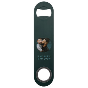 Best Dad Ever Father's day Cool Green Bar Key