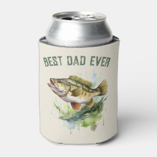 Best Dad Ever Fathers Day Fish Can Cooler